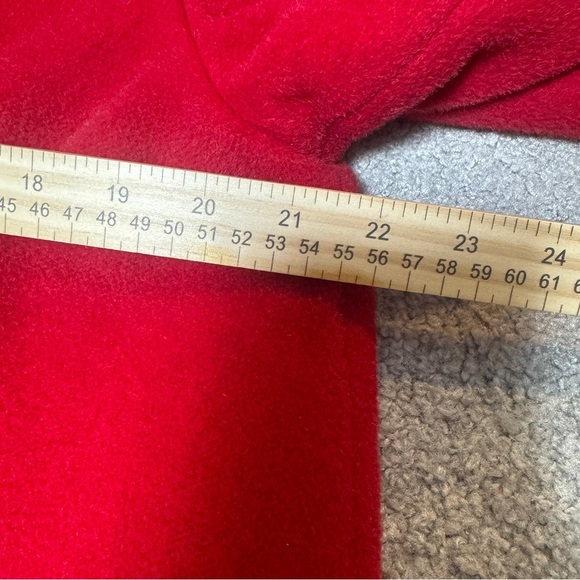 Vintage Wrubels 100% Virgin Wool Button Down‎ Coat Red - Picture 13 of 14